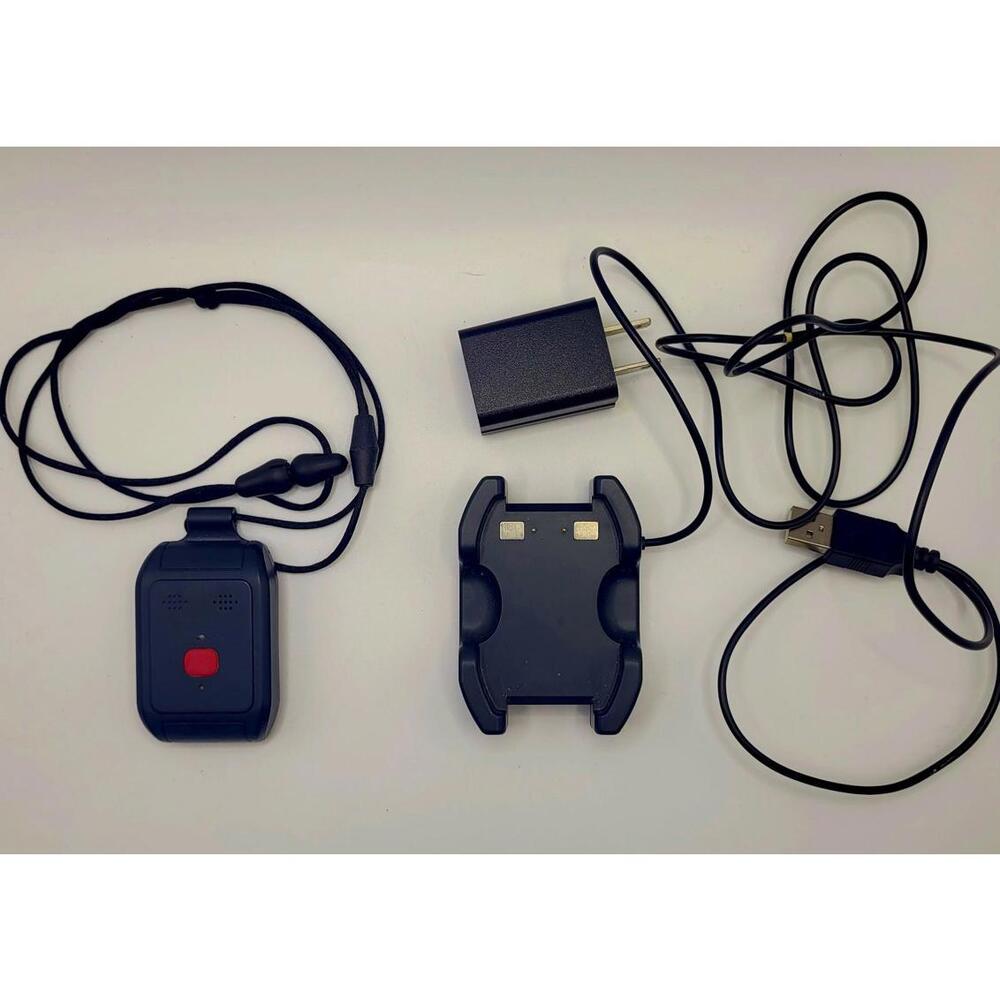 AlertSentry iSAFE Mobile Responder GPS Medical Alert Device Charger Dock ATT
